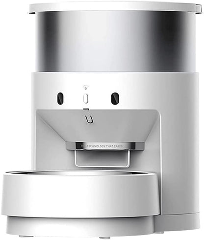 Automatic Cat Feeder, 5L Auto Pet Cat Dry Food Dispenser with Clog-Free Design, Low Food, Voice Recorder for Small & Medium Pets