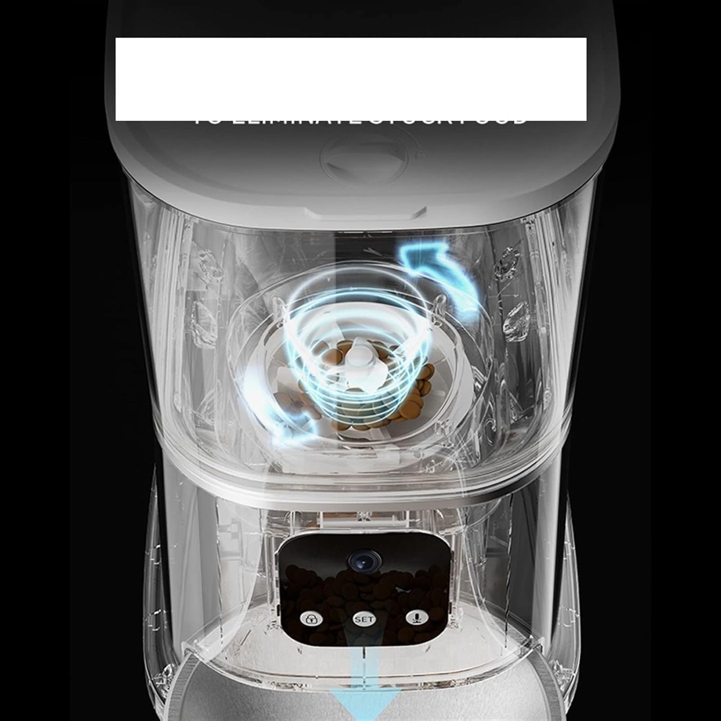 Cat Automatic Feeders Camera Feeder Timing Smart Automatic Pet for Cats Food Dispenser Recorde Bowl