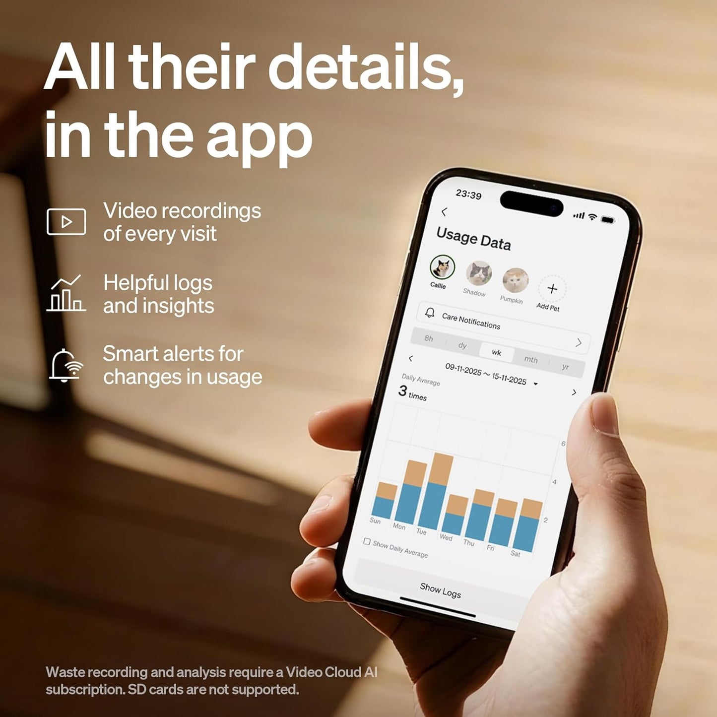 PETLIBRO Upgrade Luma Automatic Cat Litter Box + Automatic Cat Feeder with Camera, AI Camera Waste Analysis, Triple Safety Protection Self Cleaning Litter Box, Odor Control in-App Usage Tracking