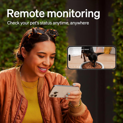 PETLIBRO Upgrade Luma Automatic Cat Litter Box + Automatic Cat Feeder with Camera, AI Camera Waste Analysis, Triple Safety Protection Self Cleaning Litter Box, Odor Control in-App Usage Tracking